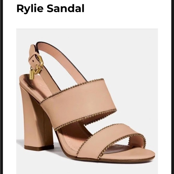 Coach Shoes - Coach Rylie nude sandal